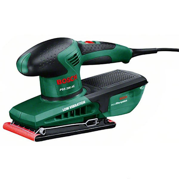 Bosch Professional Orbital Sander Pss 200 Ac Søvfarvet