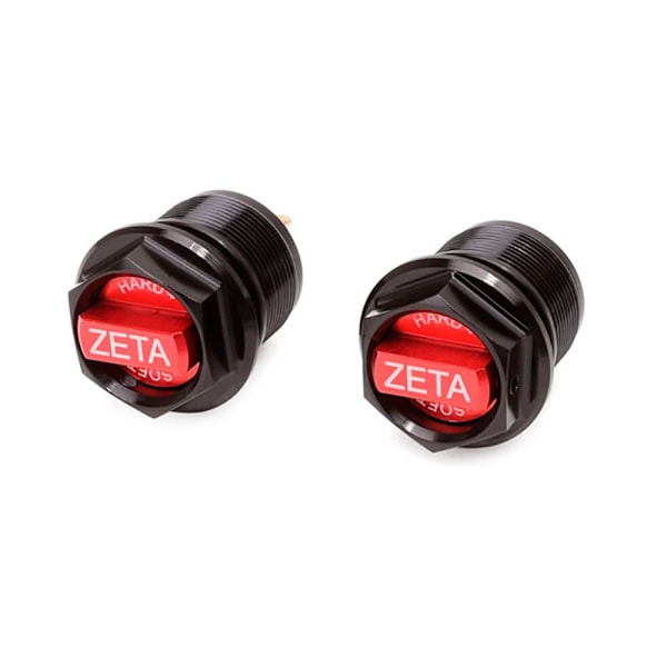 Zeta Honda Crf 450 R 17-20 Ze56-20020 Gaffel Forspændingsjusteringsdæksel 2 Enheder Sort