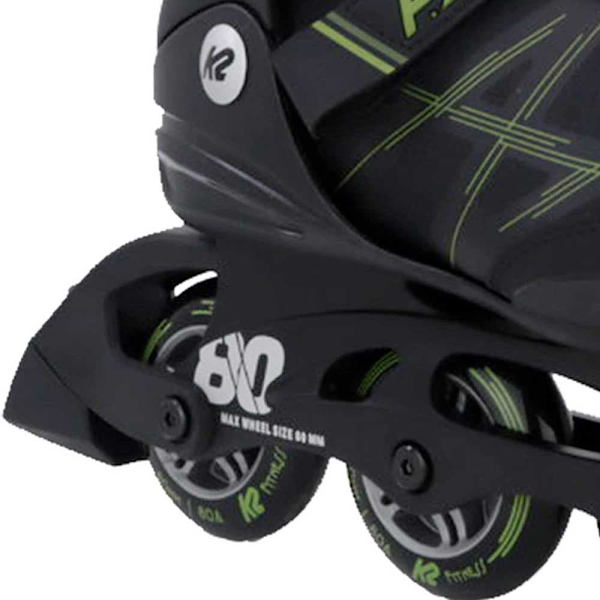 K2 Skate Inline Skøjter F.i.t. 80 Pro Sort EU 41 1/2