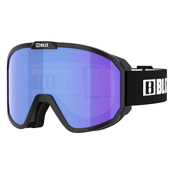 Bliz Rave Jr Skibriller Sort Light Orange w Blue Multi/CAT1