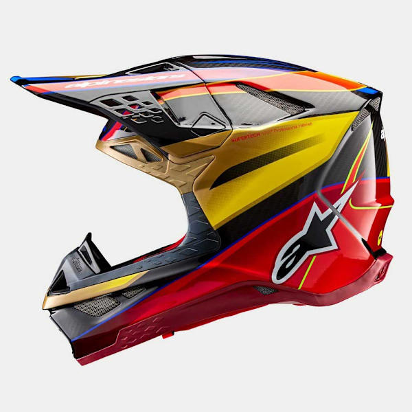 Alpinestars Motocross Hjelm Supertech S-m10 Era Ece 22.06 Flerfarvet L