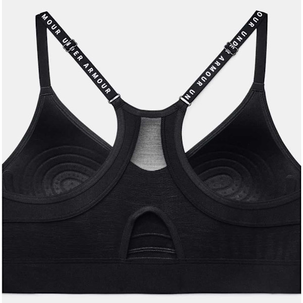 Under Armour Top Lav Støtte Infinity Covered Sort XS Kvinde