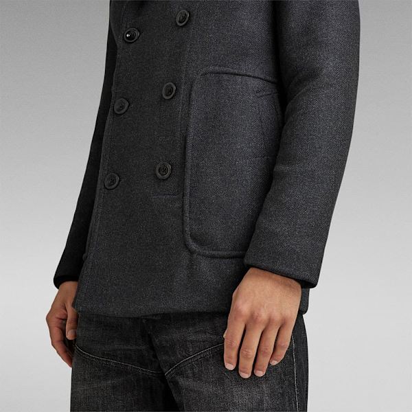 G-star Wool Peacoat Frakke Grå M Mand