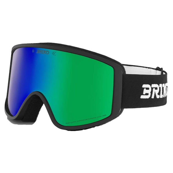 Briko Pulse Skibriller Sort Green Mirror/CAT3