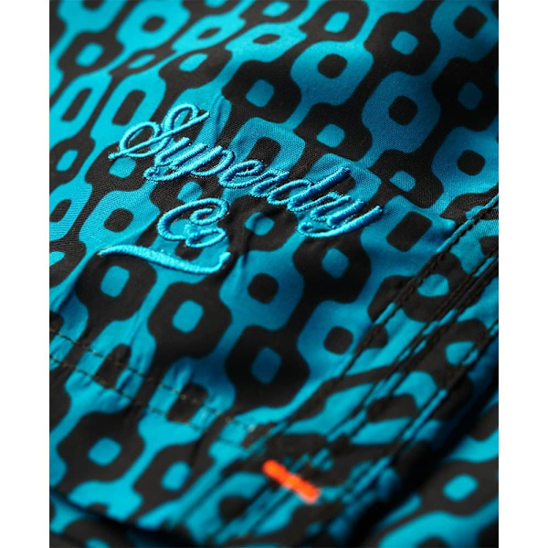 Superdry Printed 15´´ Badebukser Blå 2XL Mand