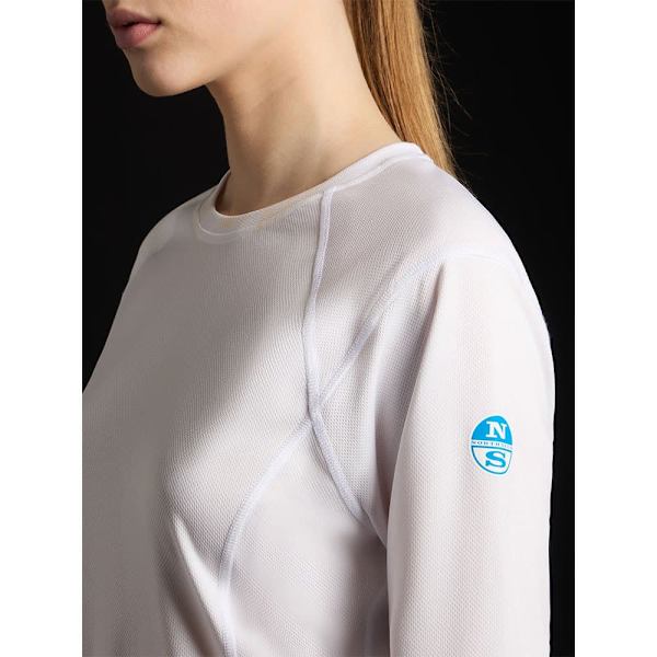 North Sails Performance Regatta Tech Langærmet Baselayer Hvid XS Kvinde