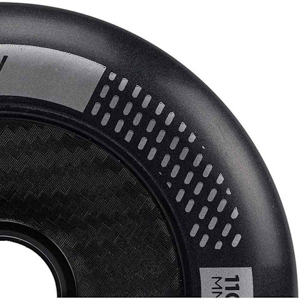 K2 Skate Inline Skridskor Hjul Rainfly 4 Enheter Svart 90 mm