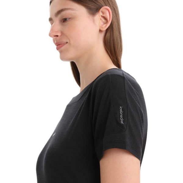 Icebreaker Kortærmet T-shirt Zoneknit™ Sort M Kvinde