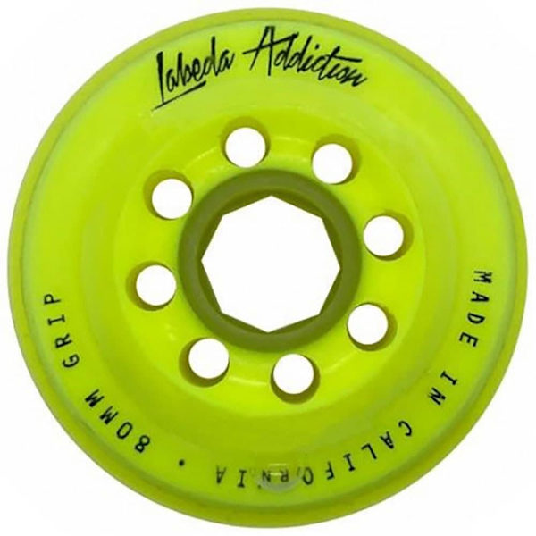 Labeda Skøjter Hjul Addiction Grip 4 Enheder Gylden 80 mm