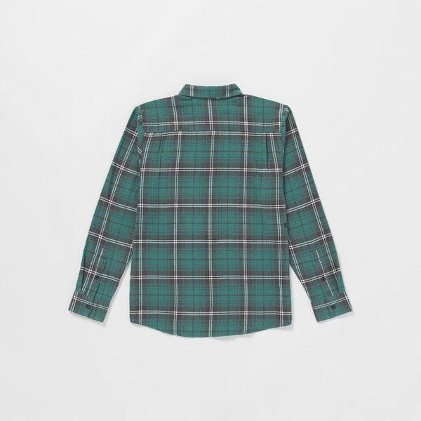 Volcom Caden Plaid Skjorte Med Lange ærmer Grøn XL Mand