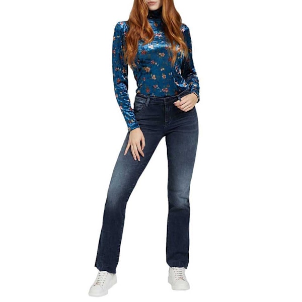 Guess Jeans Sexy Straight Blå 27 Kvinna