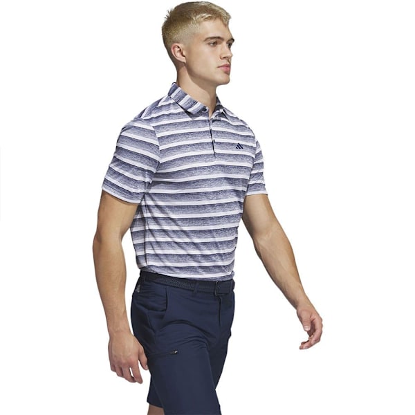 Adidas Lyhythihainen Poolo 2 Color Stripe Lc Sininen S