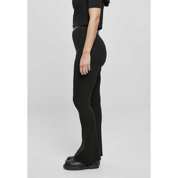 Urban Classics Knit Leggings Sort M Kvinde