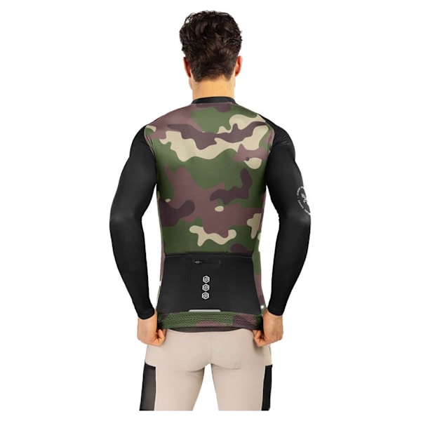 Siroko Langærmet Trøje Gm2 Camouflage Grøn M Mand