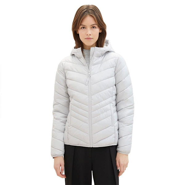 Tom Tailor Light Weight Puffer 1035807 Jacka Grå M Kvinna