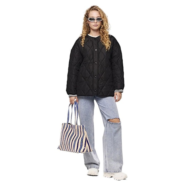 Pieces Stella Quilted Jacka Grå XL Kvinna