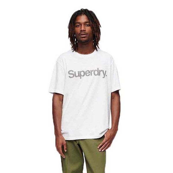Superdry Core Logo City Lyhythihainen T-paita Valkoinen 3XL Mies