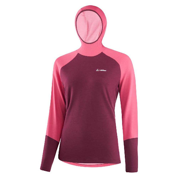 Loeffler Tröja Transtex Merino Rosa L Kvinna