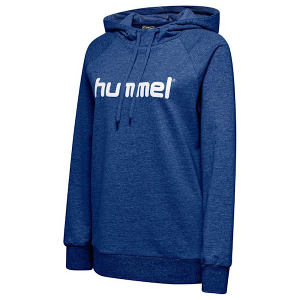 Hummel Hættetrøje Go Logo Blå M Kvinde