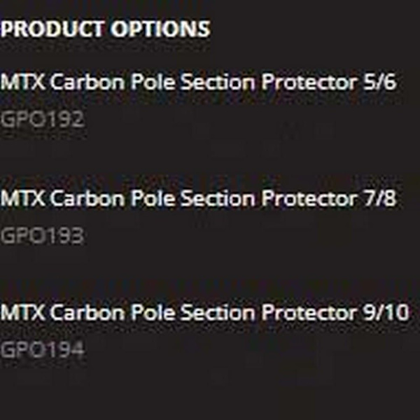 Matrix Fishing Mtx Carbon 7/8 Afsnit Protektor Søvfarvet
