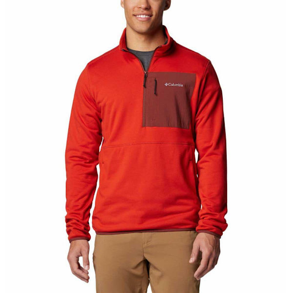 Columbia Hike™ Ii Fleecejakke Med Halv Lynlås Rød XL Mand