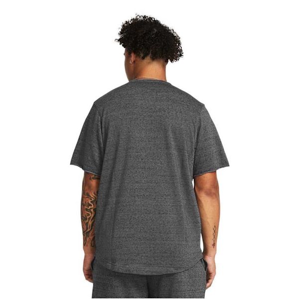 Under Armour Lyhythihainen T-paita Rival Terry Colorblock Harmaa S / Regular Mies