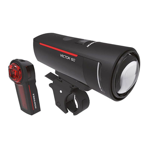 Trelock Valosetti Ls 600 I-go Vector+ls 740 Vector Musta