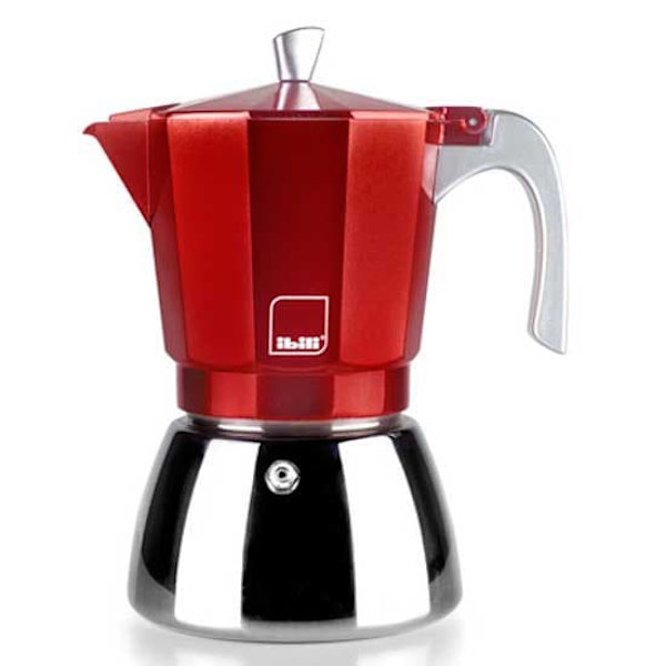 Ibili Elba Red Espressomaskine 12 Kopper