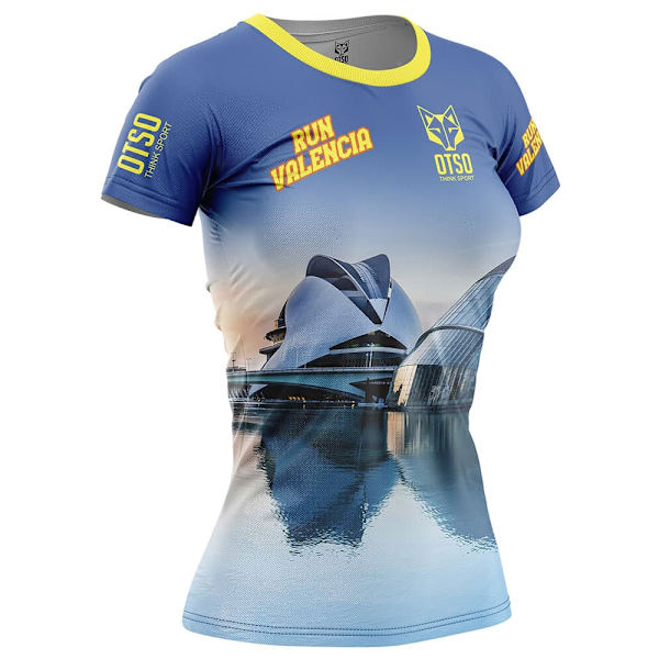 Otso Run Valencia 2024 T-shirt Med Korte ærmer  L Kvinde