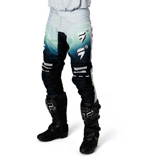 Fox Racing Mx Black Label Lean Terrängbyxor Blå 42 Man