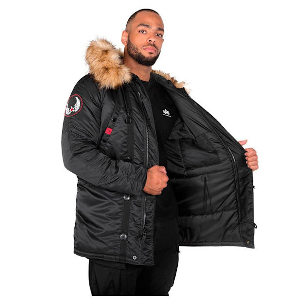 Alpha Industries Jacka N3b Airborne Svart 2XL Man