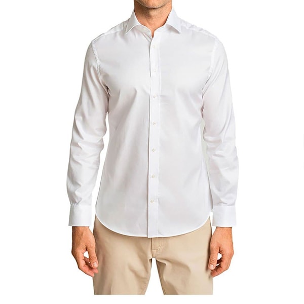 Hackett Royal Oxford Bc Skjorte Med Lange ærmer Hvid XL Mand
