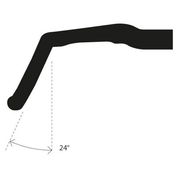Deda Ohjaustanko Gera Rhm 10 Mm Musta 31.7 mm / 460 mm