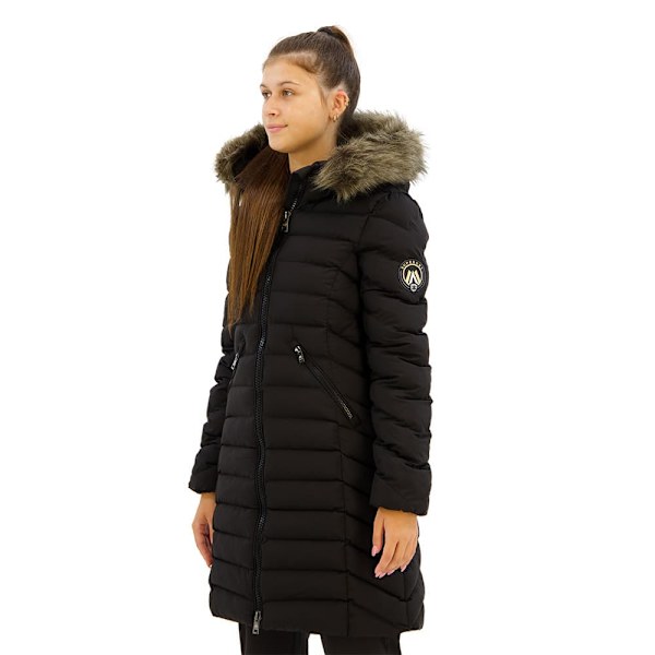 Superdry Fuji Faux Fur Jacka Svart L Kvinna