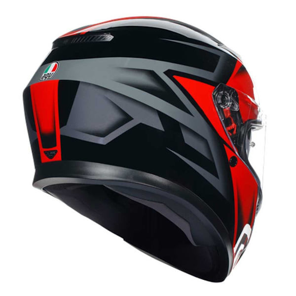 Agv Fullt Ansikte Hjälm K3 E2206 Mplk Svart L