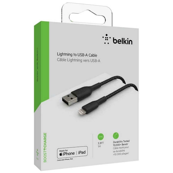 Belkin CAA002BT1MBK belysningskabel 1 m Svart