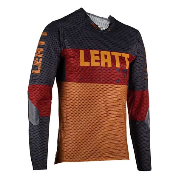 Leatt Gravity 4.0 Langærmet Enduro-trøje Orange,Sort S Mand