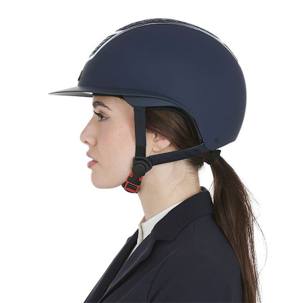 Equestro Hjelm Modello Eclipse Stone Mat Wide Visor (3 Padding)  53-55 cm