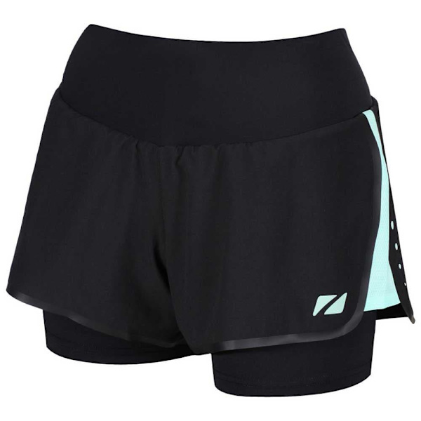 Zone3 Shorts Bukser Rx3 Compression 2 In 1 Sort L Kvinde