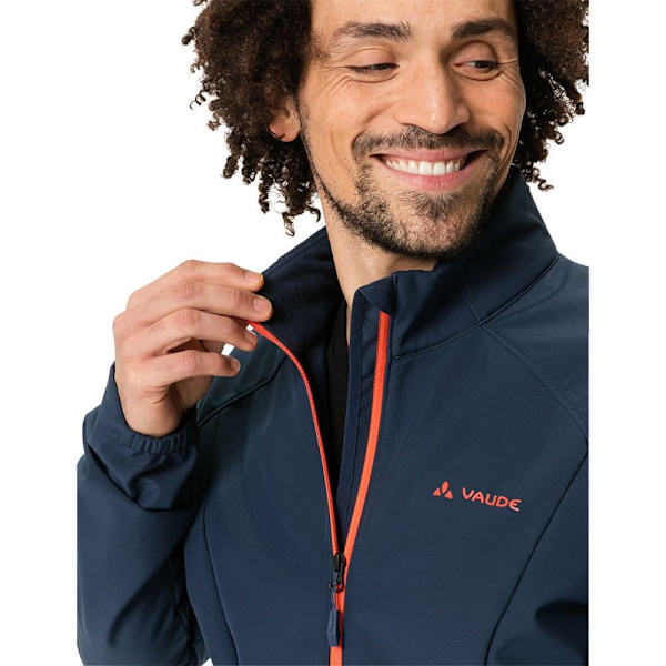 Vaude Bike Wintry Iv Soft Shell Jakke Blå L Mand