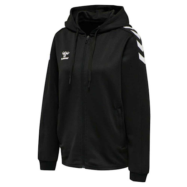 Hummel Sweatshirt Med Fuld Lynlås Core Xk Poly Sort XL Kvinde