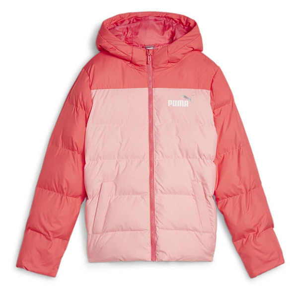 Puma Vadderad Jacka Colourblock Rosa 5-6 Years Pojke