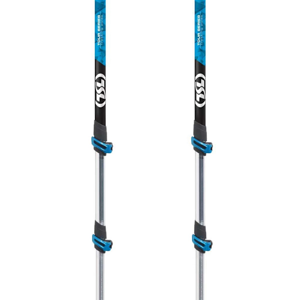 Tsl Outdoor Stænger Tour Aluminium 3 Cross Twist Blå 72.5-140 cm