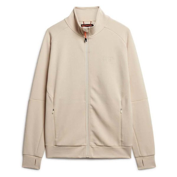 Superdry Tech Sweatshirt Med Lynlås Beige XL Mand