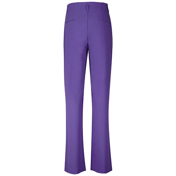 Salsa Jeans Bukser Med Høj Talje 21006912 Straight Fit Lilla S / 34 Kvinde