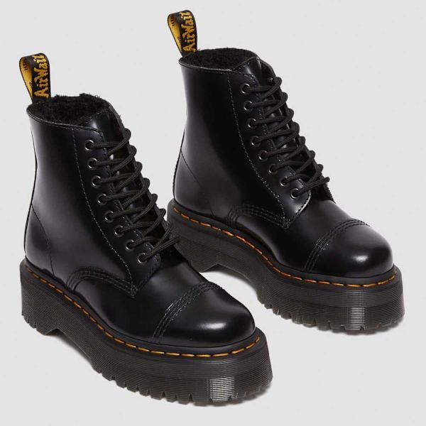 Dr Martens Sinclair Fl Støvler Sort EU 40 Kvinde