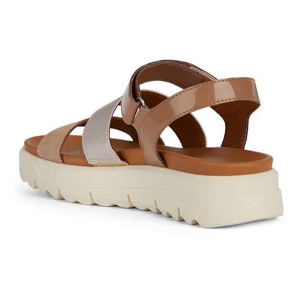 Geox Xan2.1s Sandaler Beige,Guld EU 39 Kvinna