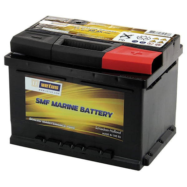 Vetus Batteries Batteri Smf 60ah Sort