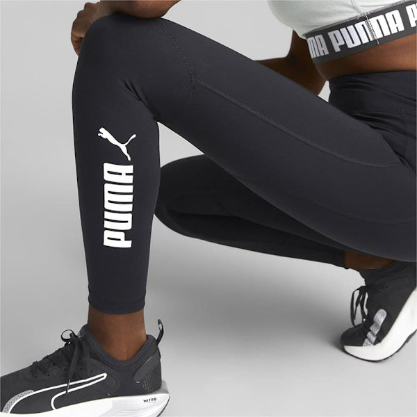 Puma Leggings Favorite Logo High Waist Sort XS Kvinde