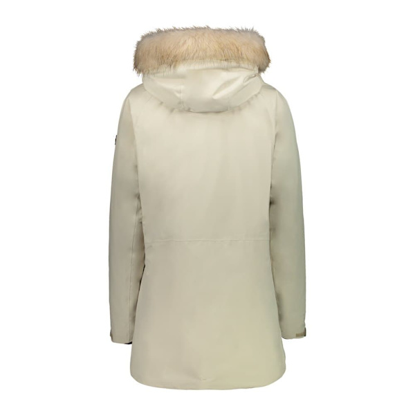 Cmp Parka Fix Hood 30k3866 Jacka Beige L Kvinna